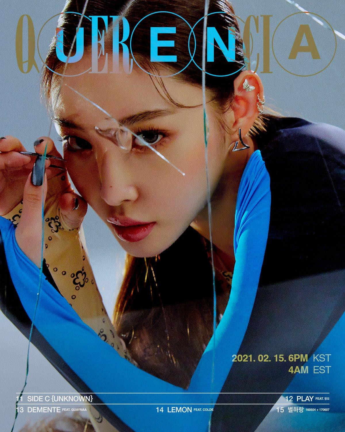 Querencia là full album đầu tiên trong sự nghiệp của Chung Ha. Querencia là nơi mà người nghe có thể cảm nhận sự gần gũi, được tự do là chính mình. Đây cũng là album duy nhất của K-Pop góp mặt trong Top 50 album hay nhất nửa đầu năm 2021 của Billboard.