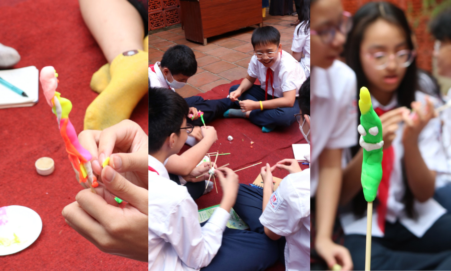 Cũng có những tween phá cách với tạo hình tò he độc đáo, miễn là vui với bạn bè trước đã!