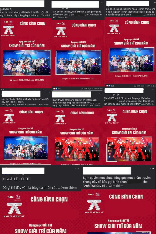 Kêu gọi bình chọn cho ATVNCG và ATSH đã vượt ra khỏi khu vực nội bộ của fanpage, blog của các "anh tài", "anh trai".