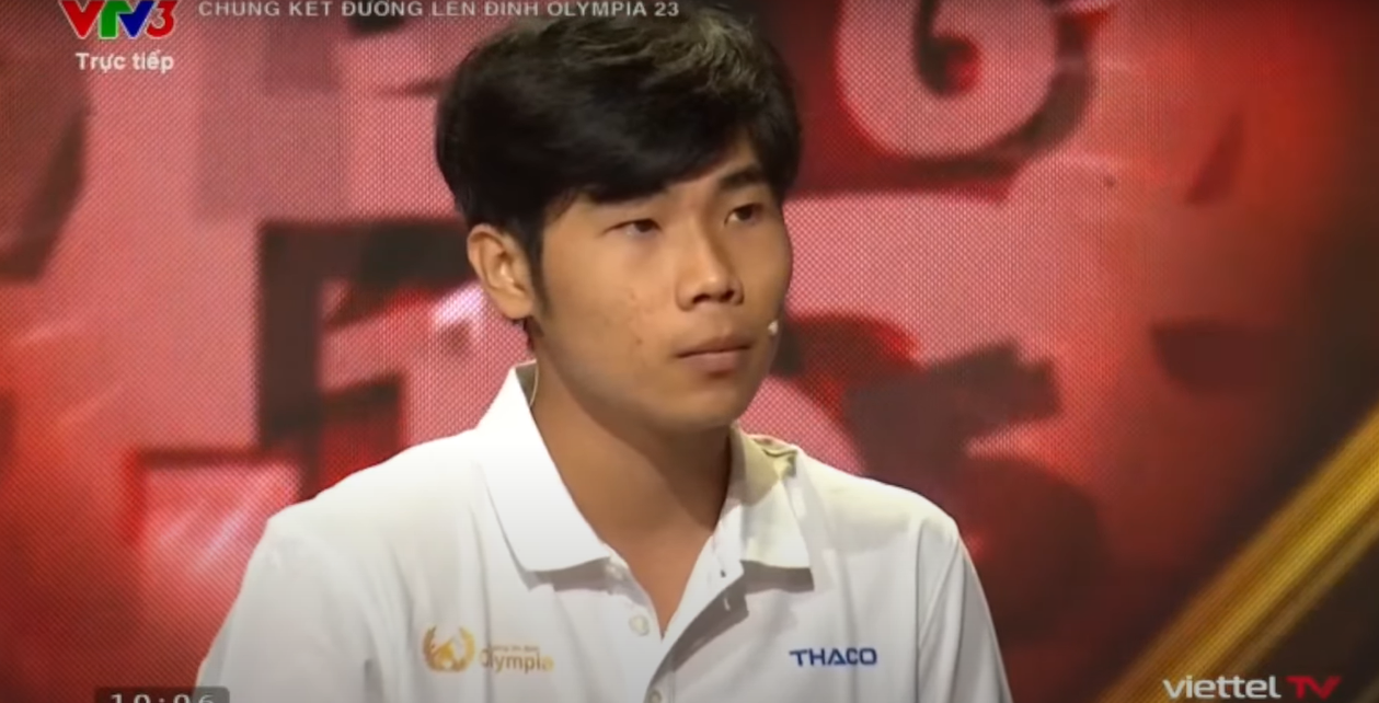 Sau cùng, đáp án của Việt Thành không được chấp nhận. Sau cùng, đáp án của Việt Thành không được chấp nhận.