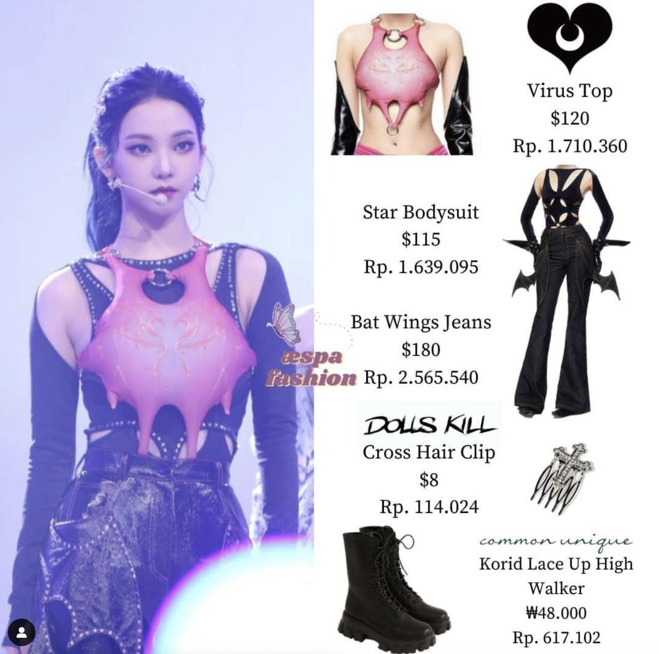 Set đồ của Karina. - Ảnh: aespafashion