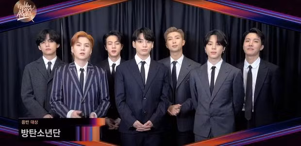BTS tiếp tục là chủ nhân của chiếc cúp Daesang Album of the Year, đồng thời trở thành nghệ sĩ thắng giải này nhiều nhất trong lịch sử Golden Disc Awards với 5 năm liên tiếp.