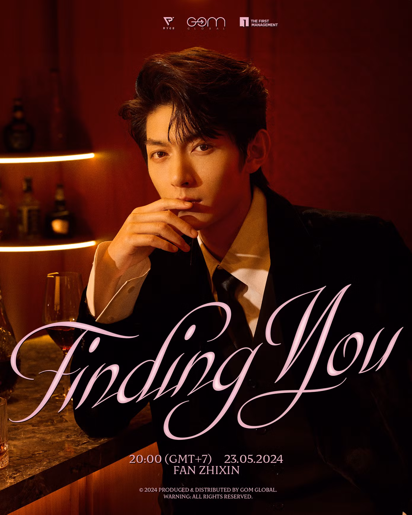 Chiếc poster ngập vibe "bá đạo tổng tài Nghiêm Tinh Trình" của Phàn Trị Hân.