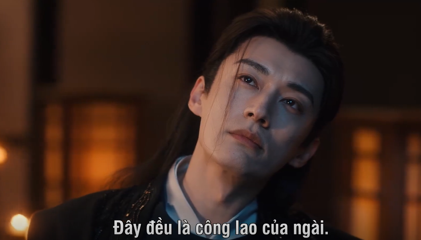 Ngoài mặt, Cảnh vương nói lời cay độc nhưng thực tế lại âm thầm tìm lang y, dùng lời hứa thuở thiếu niên để ép Ân tướng quân (Triệu Tiểu Đường) giao ra xích phục tử, giải độc mặc mạch cho Mi Lâm.