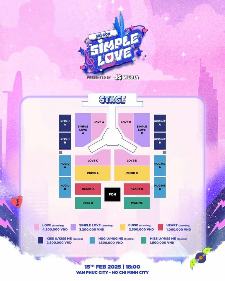 Giá vé đầu tiên của sự kiện.