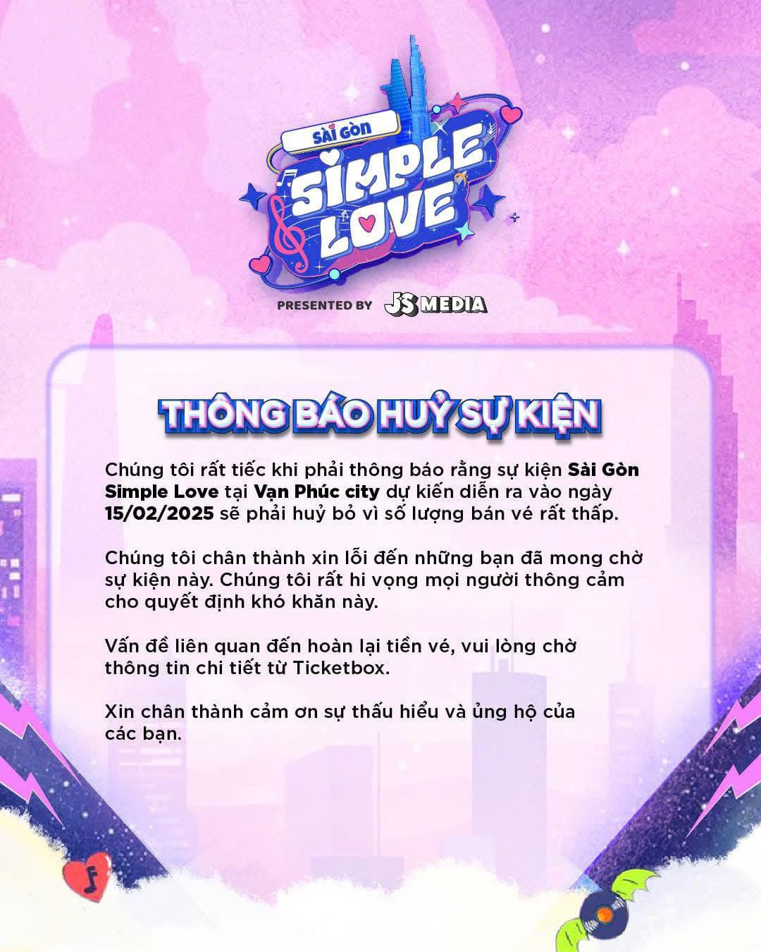 Thông báo của ban tổ chức.