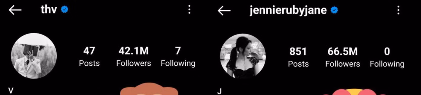 Cách đặt tên bio và avatar của V và Jennie đều tương tự nhau. Nhưng lovestagram này bị nhiều người cho rằng chỉ là cố ý gán ghép từ sự trùng hợp, ngẫu nhiên.