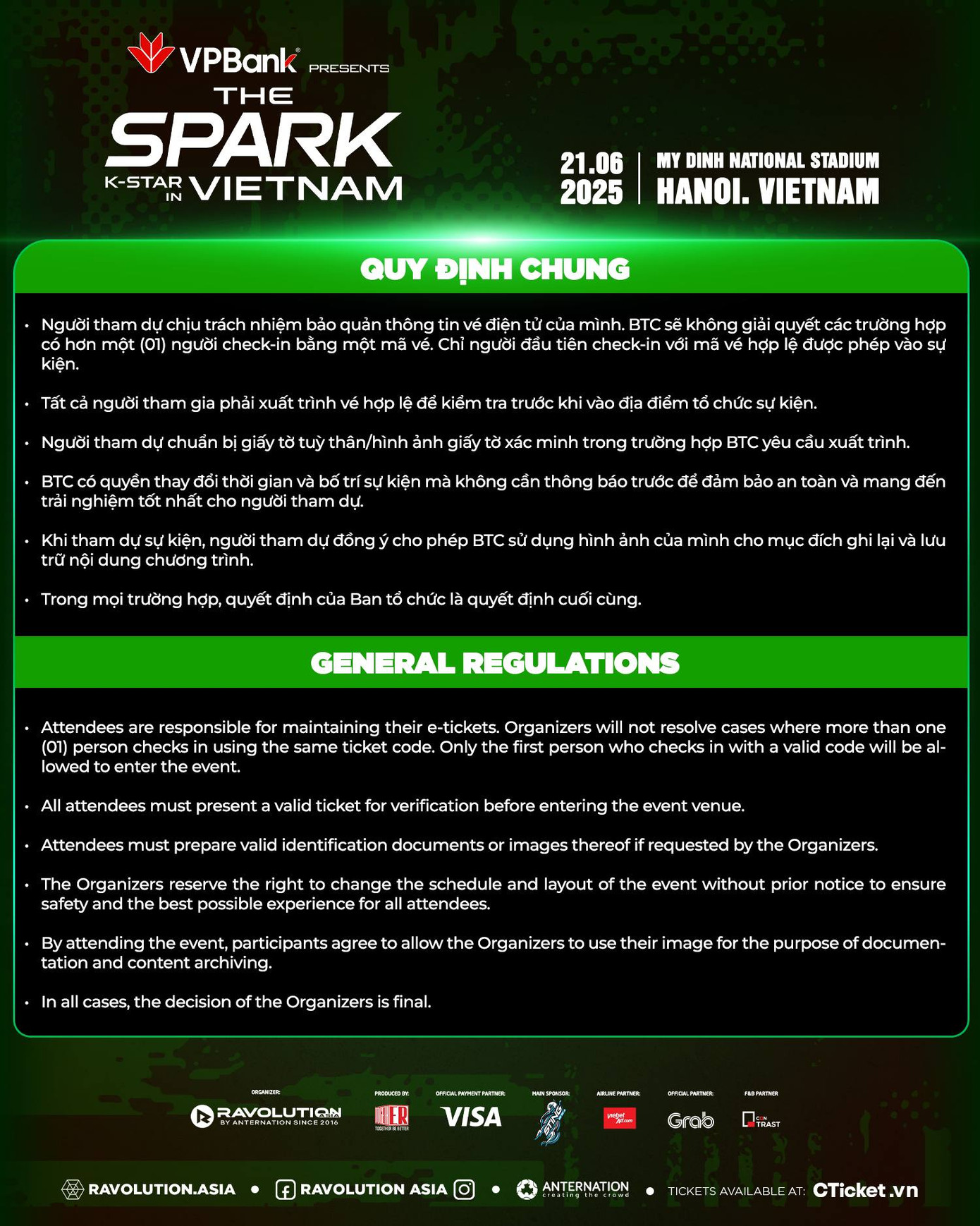 BTC đưa ra quy định cụ thể về khu vực chỗ ngồi cho khán giả là người mang thai, khuyết tật.