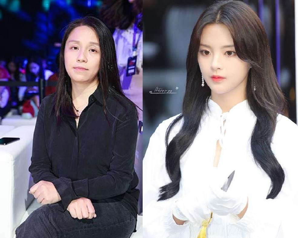 Long Đan Ny (trái) - sếp của Dương Siêu Việt (phải)