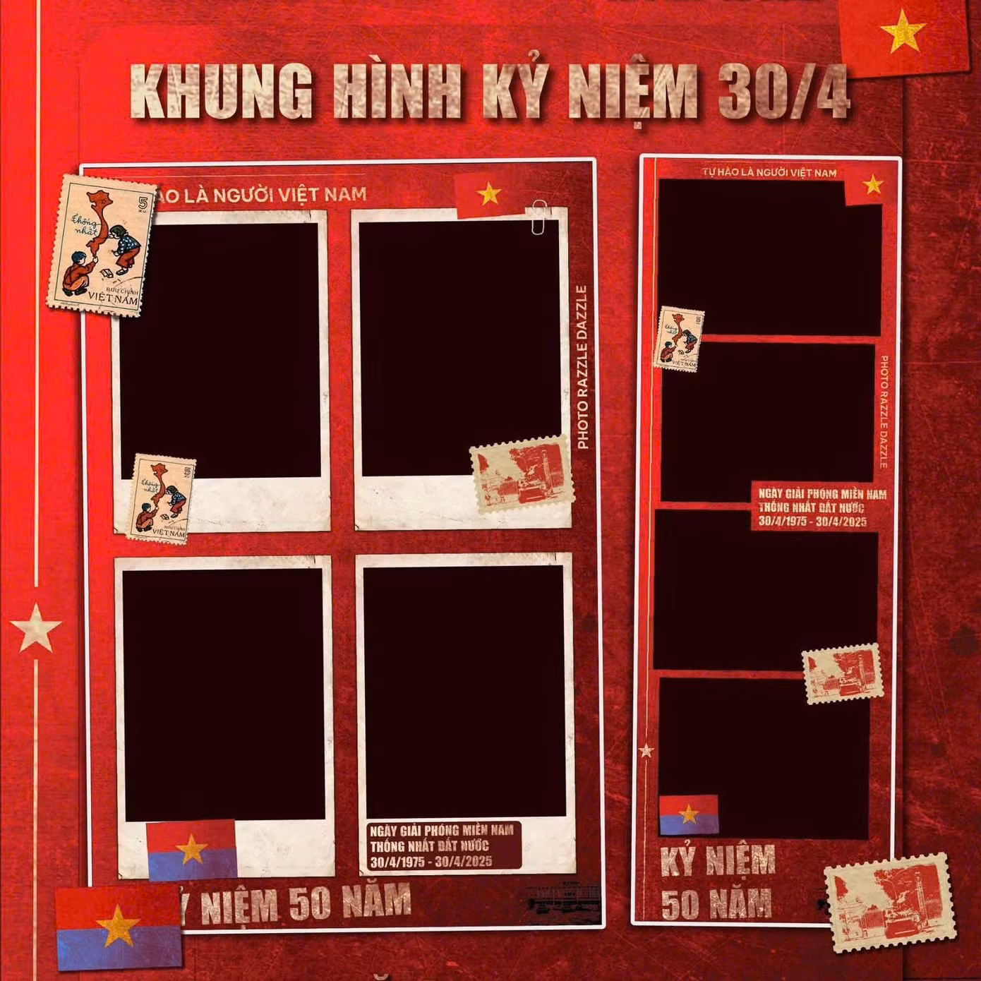 Với đa dạng kích cỡ, mỗi khung ảnh là một tác phẩm sẵn sàng “hạ gục” hội mê "sống ảo". (Ảnh: Razzle Daz, Phototime, Mia Photobooth, Kasier Photobooth)