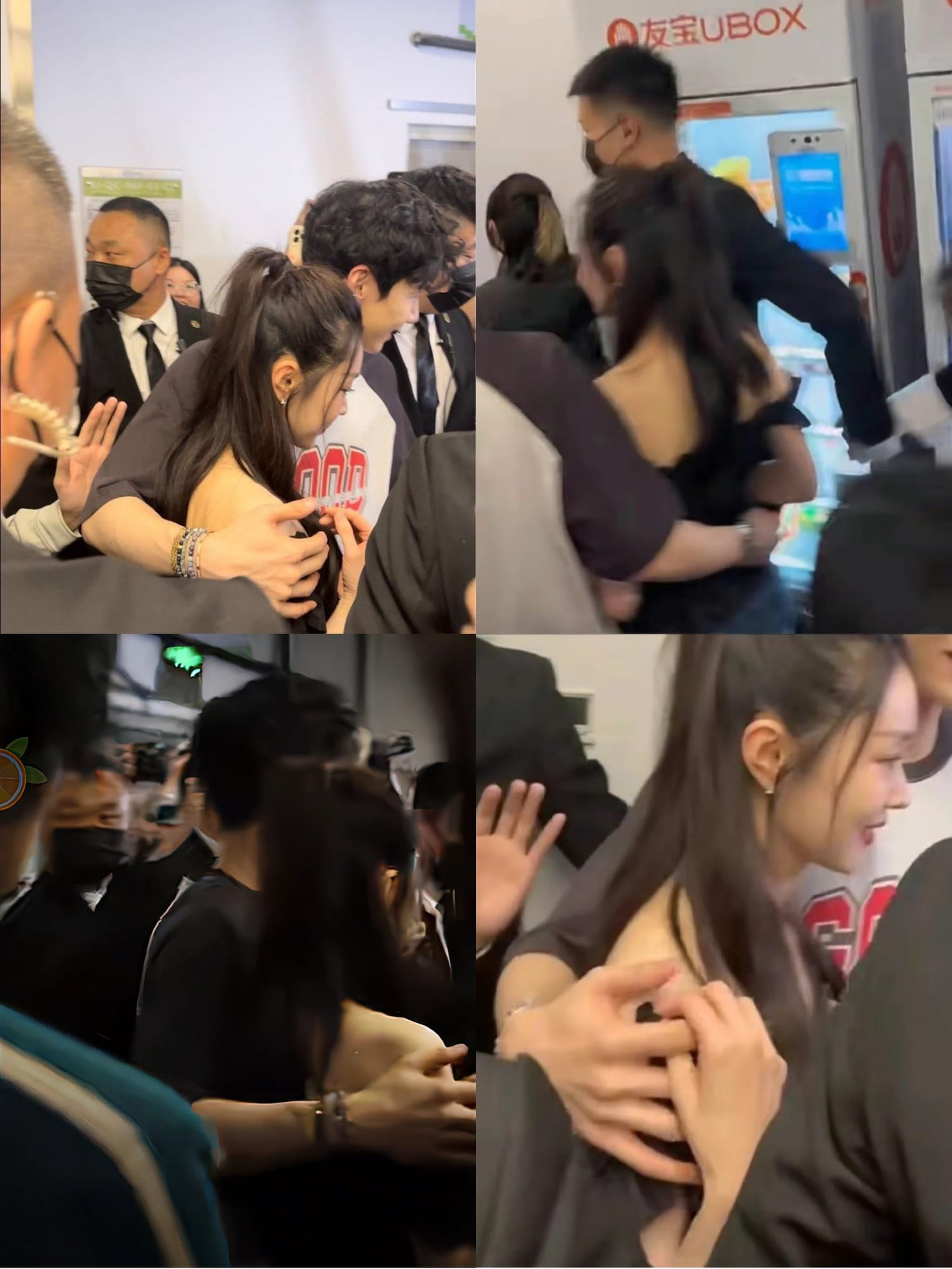 Bạch Kính Đình từng gây sốt với khoảnh khắc ôm lấy Tống Dật, bảo vệ cô khỏi đám đông. Bạch Kính Đình từng gây sốt với khoảnh khắc ôm lấy Tống Dật, bảo vệ cô khỏi đám đông.