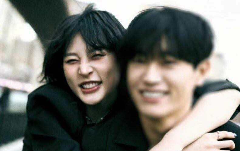 Một trong các bức hình được đăng trên Instagram của Kim Sae Ron hôm 8/1, nhưng chỉ sau vài phút đã bị gỡ.