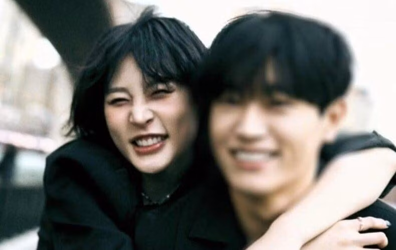 Một trong các bức hình được đăng trên Instagram của Kim Sae Ron hôm 8/1, nhưng chỉ sau vài phút đã bị gỡ.