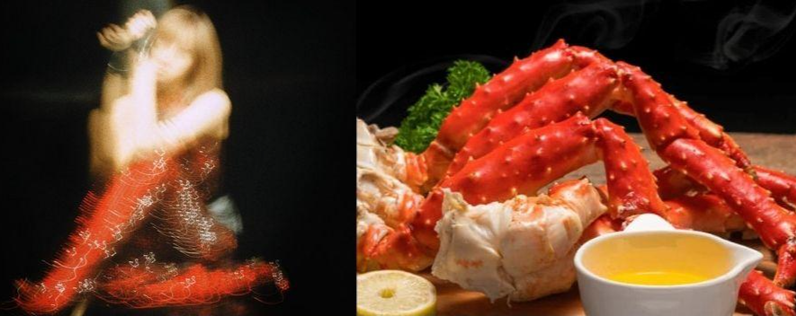 Một fan liên tưởng đôi chân của Lisa đến hình ảnh... chú cua. - Ảnh: Group subtle asian traits