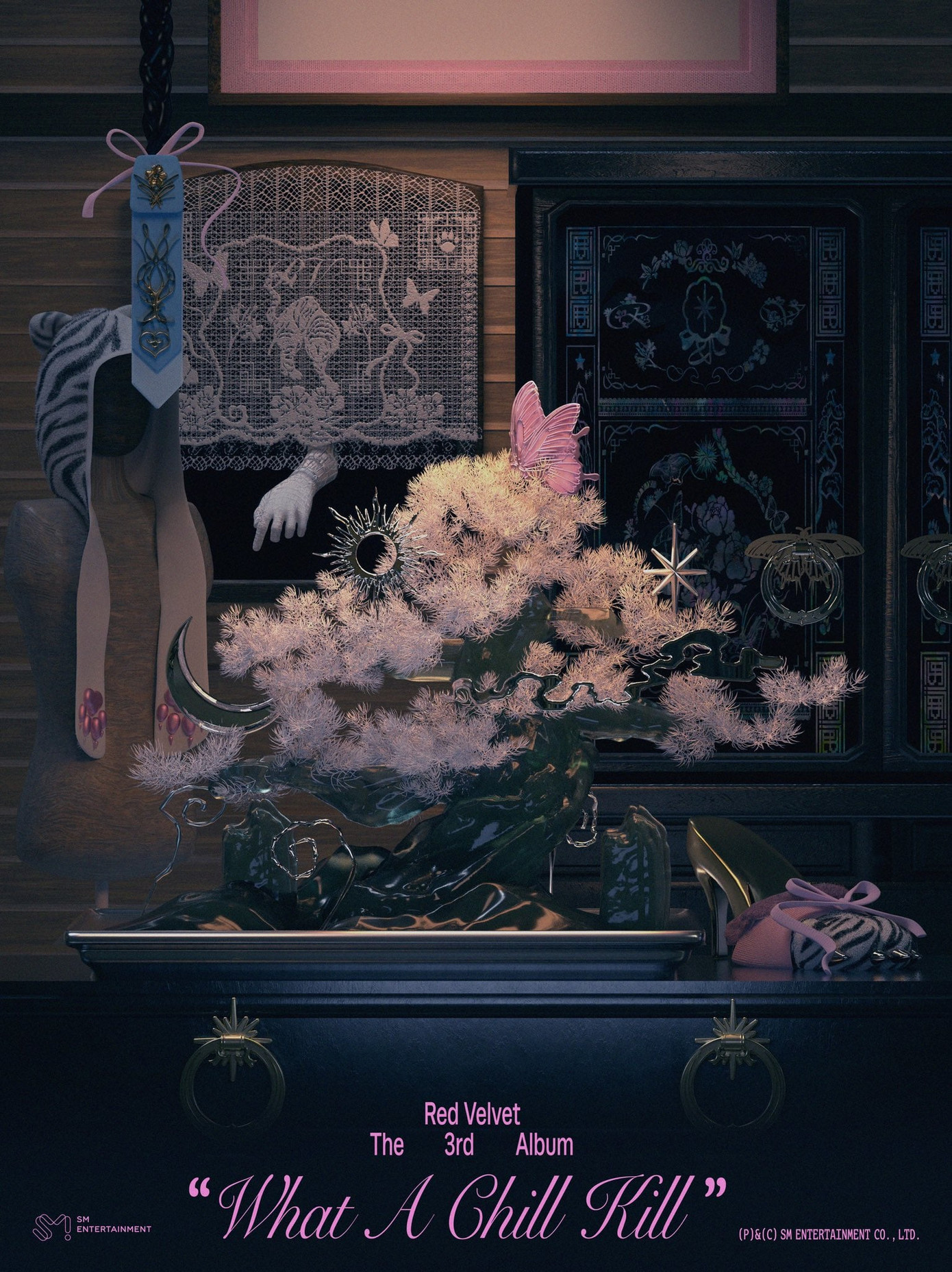 Poster xác nhận Red Velvet sẽ trở lại với full album thứ ba, mang tên What A Chill Kill, phát hành vào 13/11 sắp tới. Poster xác nhận Red Velvet sẽ trở lại với full album thứ ba, mang tên What A Chill Kill, phát hành vào 13/11 sắp tới.