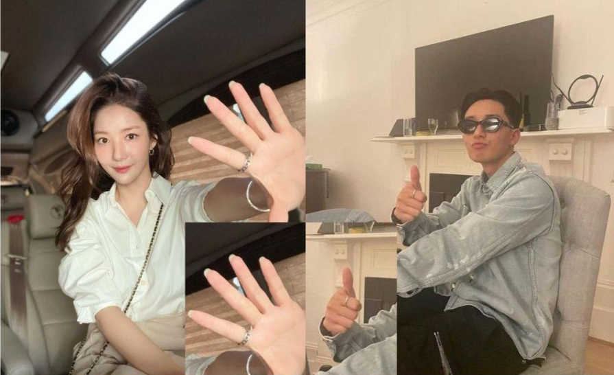 ...khác biệt hoàn toàn với nhẫn của Park Seo Joon.