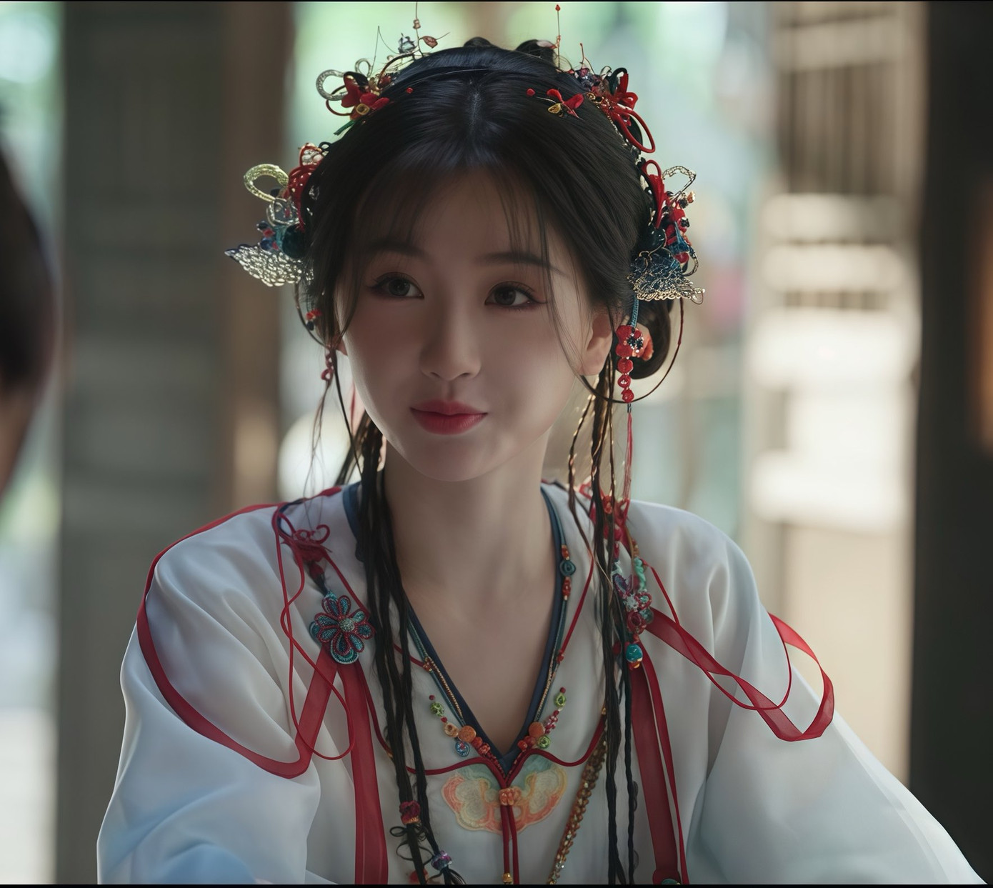 Rời nhà để đi bắt yêu cùng tỷ đệ Mộ Thanh (Đinh Vũ Hề), tiểu thư Lăng Diệu Diệu cũng không bớt điệu dù thiếu đi tỳ nữ phụ chải đầu. Rời nhà để đi bắt yêu cùng tỷ đệ Mộ Thanh (Đinh Vũ Hề), tiểu thư Lăng Diệu Diệu cũng không bớt điệu dù thiếu đi tỳ nữ phụ chải đầu.