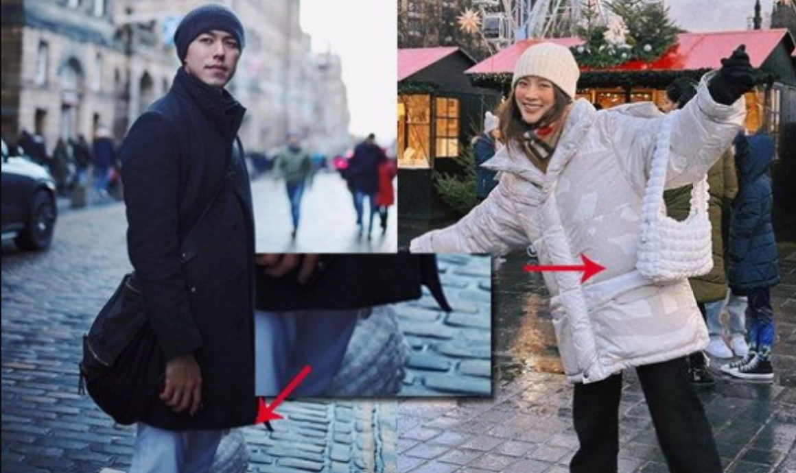 Bức ảnh được Nine và Baifern đăng vào ngày 31/12.