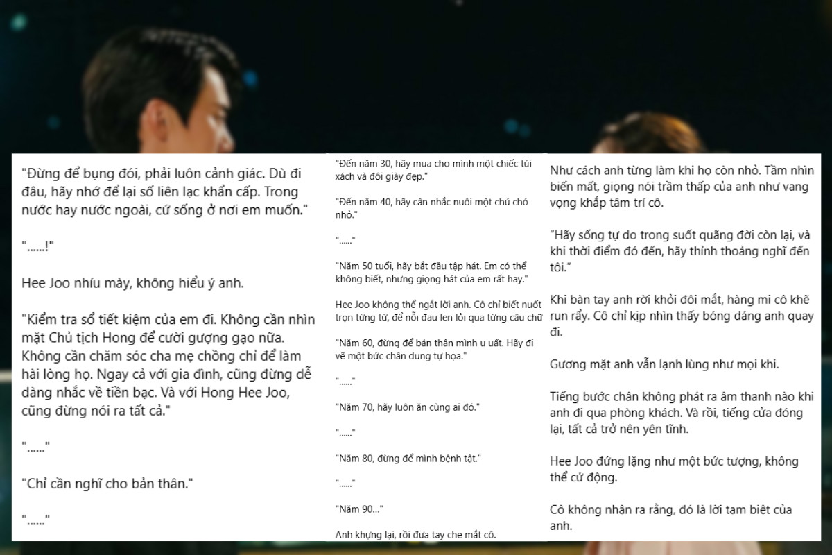 Toàn bộ lời dặn của Baek Sa Eon trong nguyên tác của When The Phone Rings.