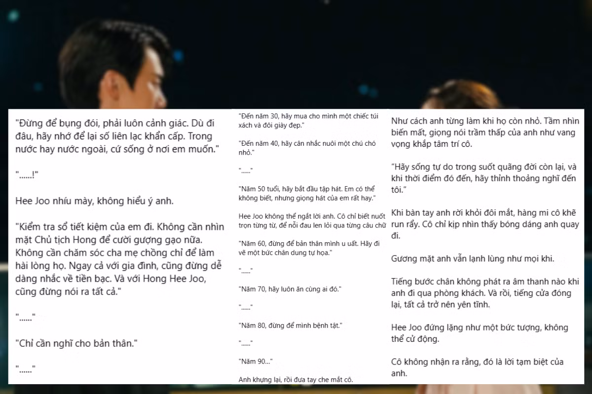 Toàn bộ lời dặn "cực suy" của Baek Sa Eon trong nguyên tác của When The Phone Rings.