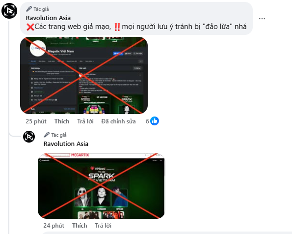 Cảnh báo lừa đảo bán vé và mạo danh thông tin của ban tổ chức.