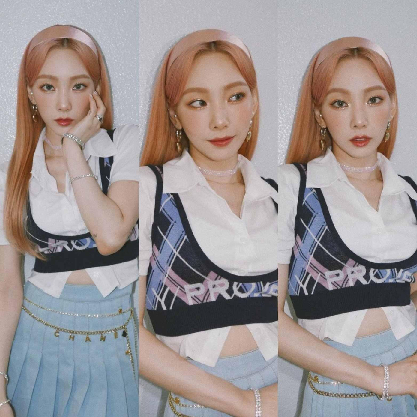 Biến hóa đậm chất nữ sinh của Taeyeon trong concept Retro của Weekend. Biến hóa đậm chất nữ sinh của Taeyeon trong concept Retro của Weekend.