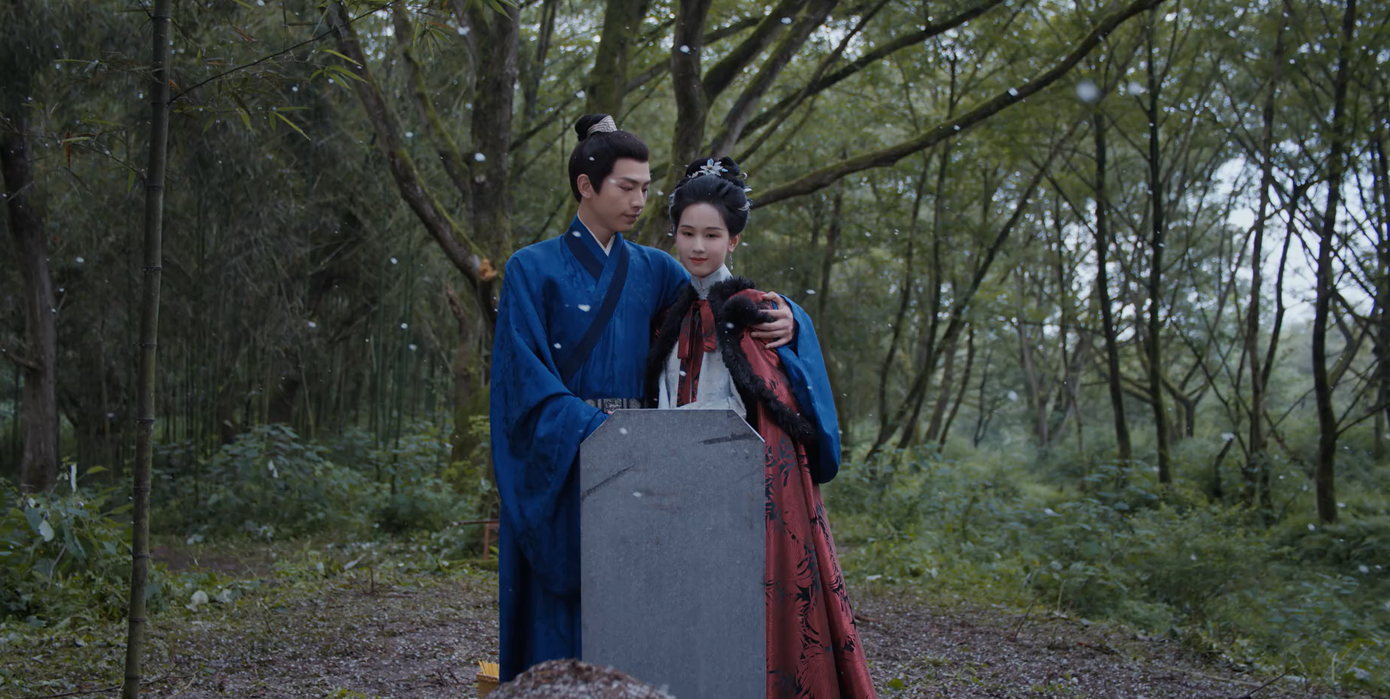 Mọi chuyện qua đi, Nhạn - Tịch quay lại khắc bia mộ của mẹ và thúc bá.