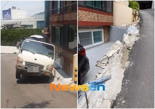 Ngày 15/6, một chiếc xe tải đang lao dốc đã suýt đâm vào công trình đối diện, may mắn là thương vong không xảy ra. Ngày 15/6, một chiếc xe tải đang lao dốc đã suýt đâm vào công trình đối diện, may mắn là thương vong không xảy ra.