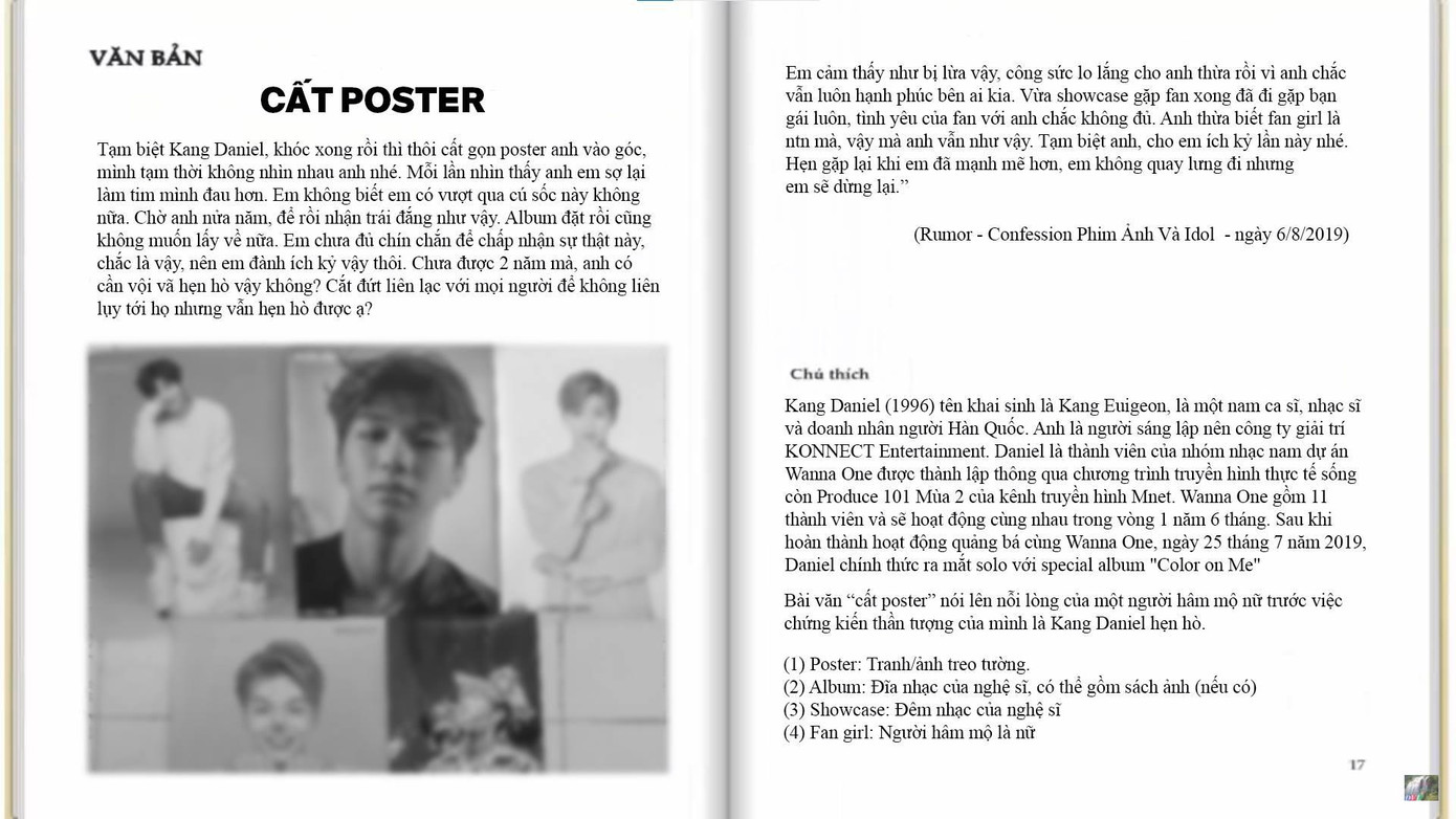 Bức ảnh thiết kế được đăng kèm với chú thích: "Sách giáo khoa năm 2125" khiến Vnet thích thú. - Ảnh: Nguyễn Thành Vinh - Group Trường Người Ta Bức ảnh thiết kế được đăng kèm với chú thích: "Sách giáo khoa năm 2125" khiến Vnet thích thú. - Ảnh: Nguyễn Thành Vinh - Group Trường Người Ta