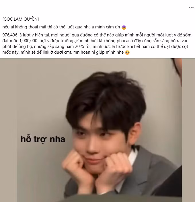 "Giật tút" rất căng nhưng bên dưới bình luận, blog ủng hộ Taerae (ZB1) thả link YouTube ca khúc nhạc phim mà nam idol thể hiện để "khều view" khiến các followers cười ngất. "Giật tút" rất căng nhưng bên dưới bình luận, blog ủng hộ Taerae (ZB1) thả link YouTube ca khúc nhạc phim mà nam idol thể hiện để "khều view" khiến các followers cười ngất.