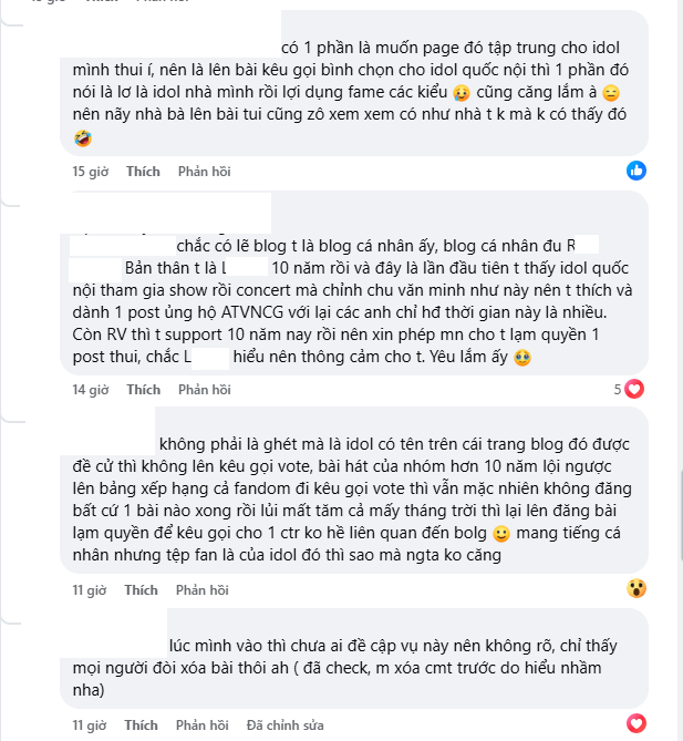 Lý do lớn nhất khiến "góc lạm quyền" gây tranh cãi rơi vào các fanpage, blog bị cho là thiếu sót trong hoạt động support "người nhà" nhưng lại hăng hái kêu gọi cho "người ngoài".