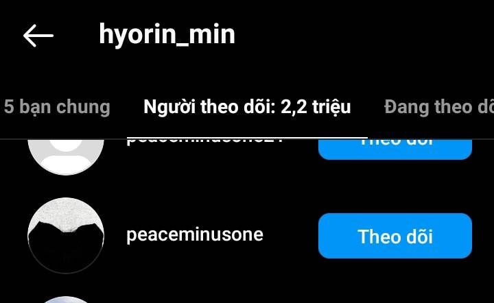 Tài khoản phụ của G-Dragon vẫn theo dõi Min Hyo Rin. Tài khoản phụ của G-Dragon vẫn theo dõi Min Hyo Rin.