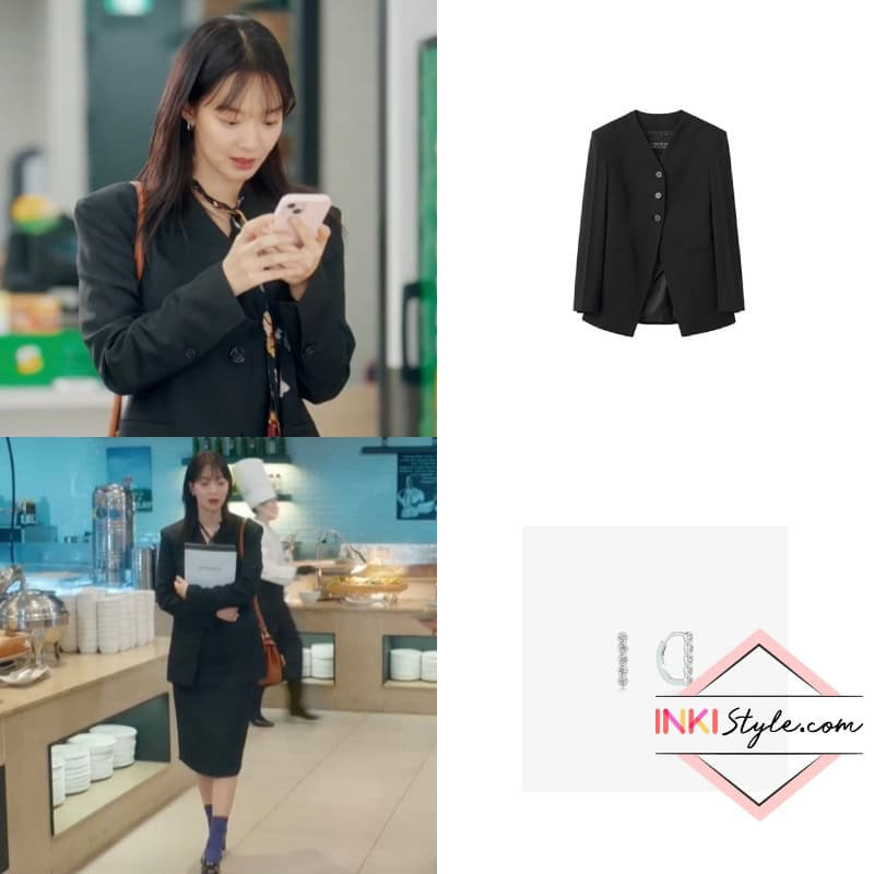 Set đồ công sở của Shin Min Ah trong phim tạo cảm hứng cho khán giả vì có tính ứng dụng cao ngoài đời. - Ảnh: INKI style