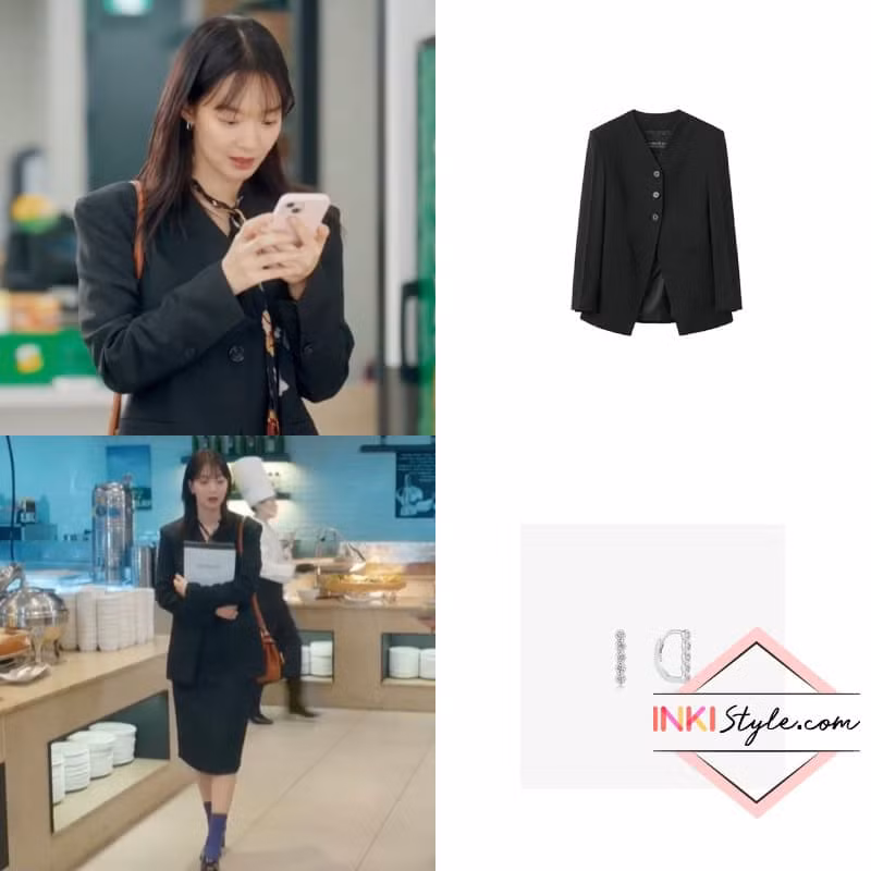 Set đồ công sở của Shin Min Ah trong phim tạo cảm hứng cho khán giả vì có tính ứng dụng cao ngoài đời. - Ảnh: INKI style Set đồ công sở của Shin Min Ah trong phim tạo cảm hứng cho khán giả vì có tính ứng dụng cao ngoài đời. - Ảnh: INKI style