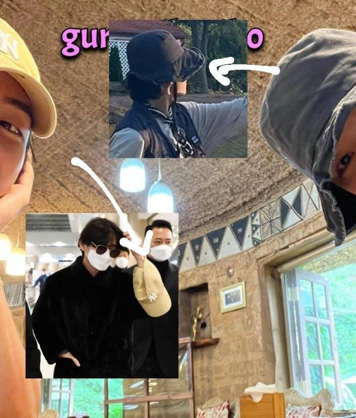 Chiếc mũ Jennie đội giống với chiếc mũ V đội trong ảnh hẹn hò tại Jeju bị tung ra trước đó của cả hai.