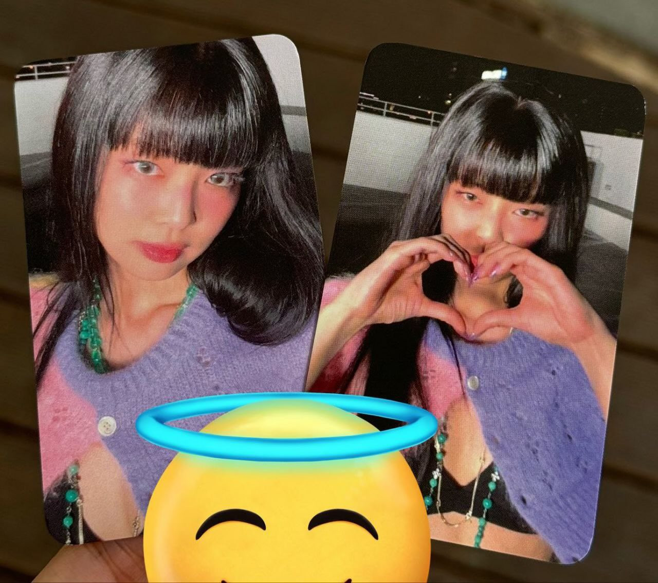 Card Jennie (BLACKPINK) tặng cho fan tới xem cô biểu diễn tại Music Core.