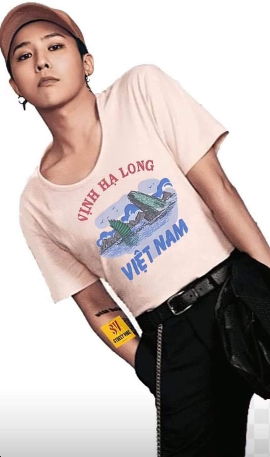 "Thánh tạo trend" G-Dragon (BIGBANG) cũng không thể bỏ quen chiếc áo đang gây sốt này.