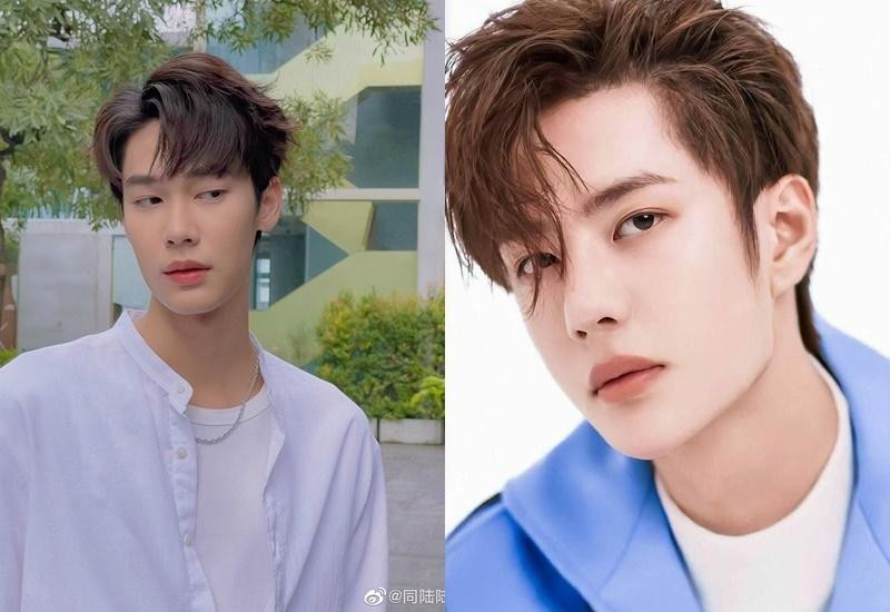 Đặc biệt, một số cư dân mạng cho rằng Dew (trái) có góc nghiêng khá giống nam diễn viên xứ Trung - Vương Nhất Bác (phải). Đặc biệt, một số cư dân mạng cho rằng Dew (trái) có góc nghiêng khá giống nam diễn viên xứ Trung - Vương Nhất Bác (phải).