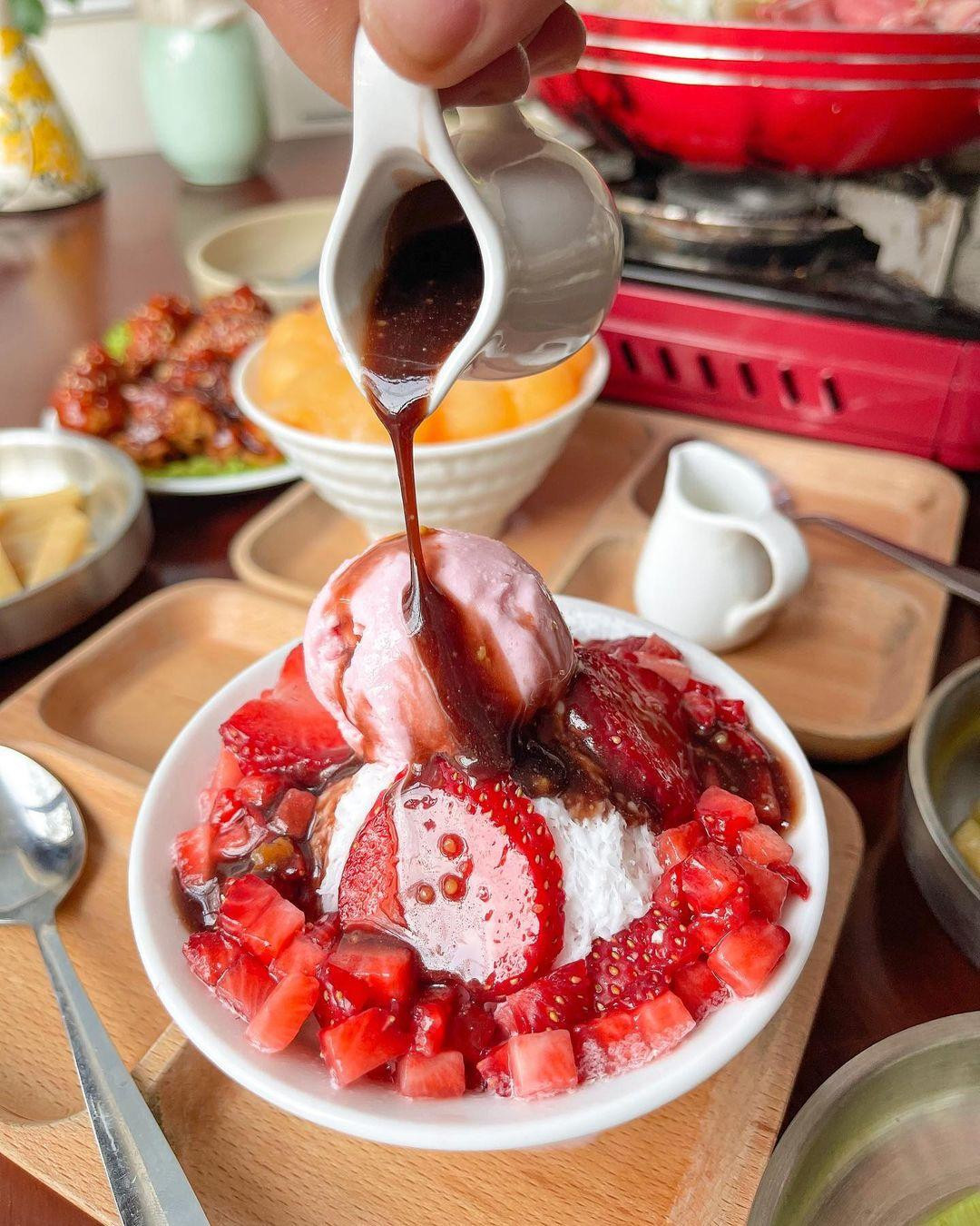 Bingsu vừa mát lạnh vừa là có thể &quot;sống ảo&quot;.