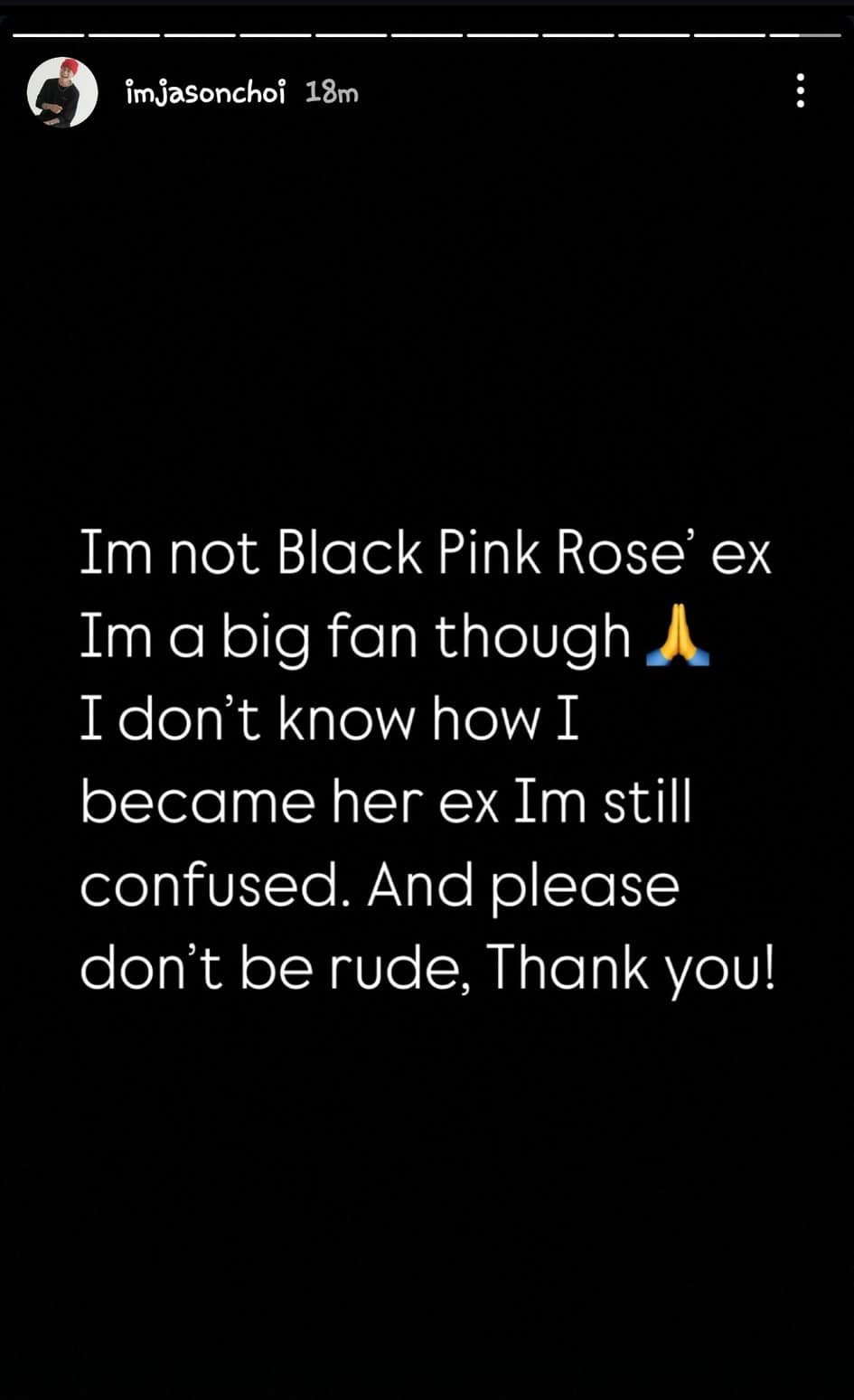 Jason bị chỉ trích vô lý vì bị nghi là tình cũ đã làm Rosé đau khổ.