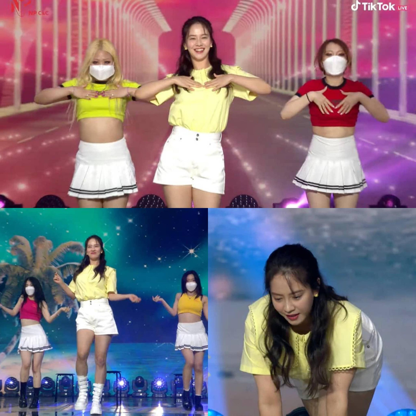 Mặc dù chỉ diện trang phục đơn giản, Ji “ngố” vẫn vô cùng trẻ trung và năng động, thể hiện vũ đạo không kém những idol mới mười tám, đôi mươi. Mặc dù chỉ diện trang phục đơn giản, Ji “ngố” vẫn vô cùng trẻ trung và năng động, thể hiện vũ đạo không kém những idol mới mười tám, đôi mươi.