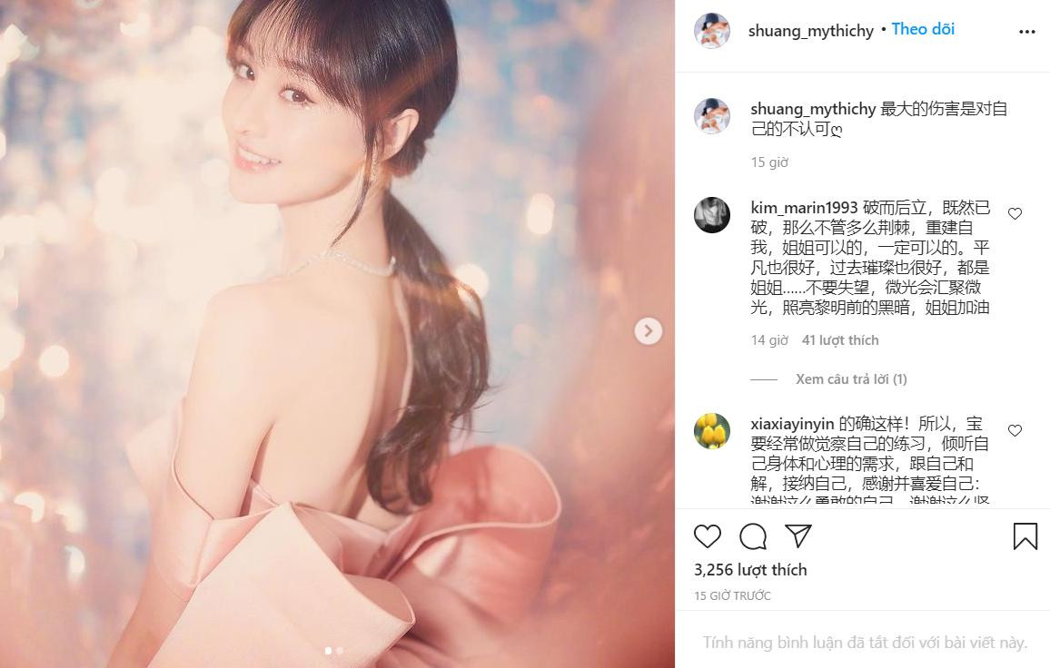 Bên cạnh những hình ảnh chia sẻ cuộc sống thường ngày, Trịnh Sảng thường đăng tải bài viết đính kèm caption chứa đựng nhiều triết lý sống như: "Tổn thương lớn nhất là khi không công nhận chính bản thân mình". Bên cạnh những hình ảnh chia sẻ cuộc sống thường ngày, Trịnh Sảng thường đăng tải bài viết đính kèm caption chứa đựng nhiều triết lý sống như: "Tổn thương lớn nhất là khi không công nhận chính bản thân mình".