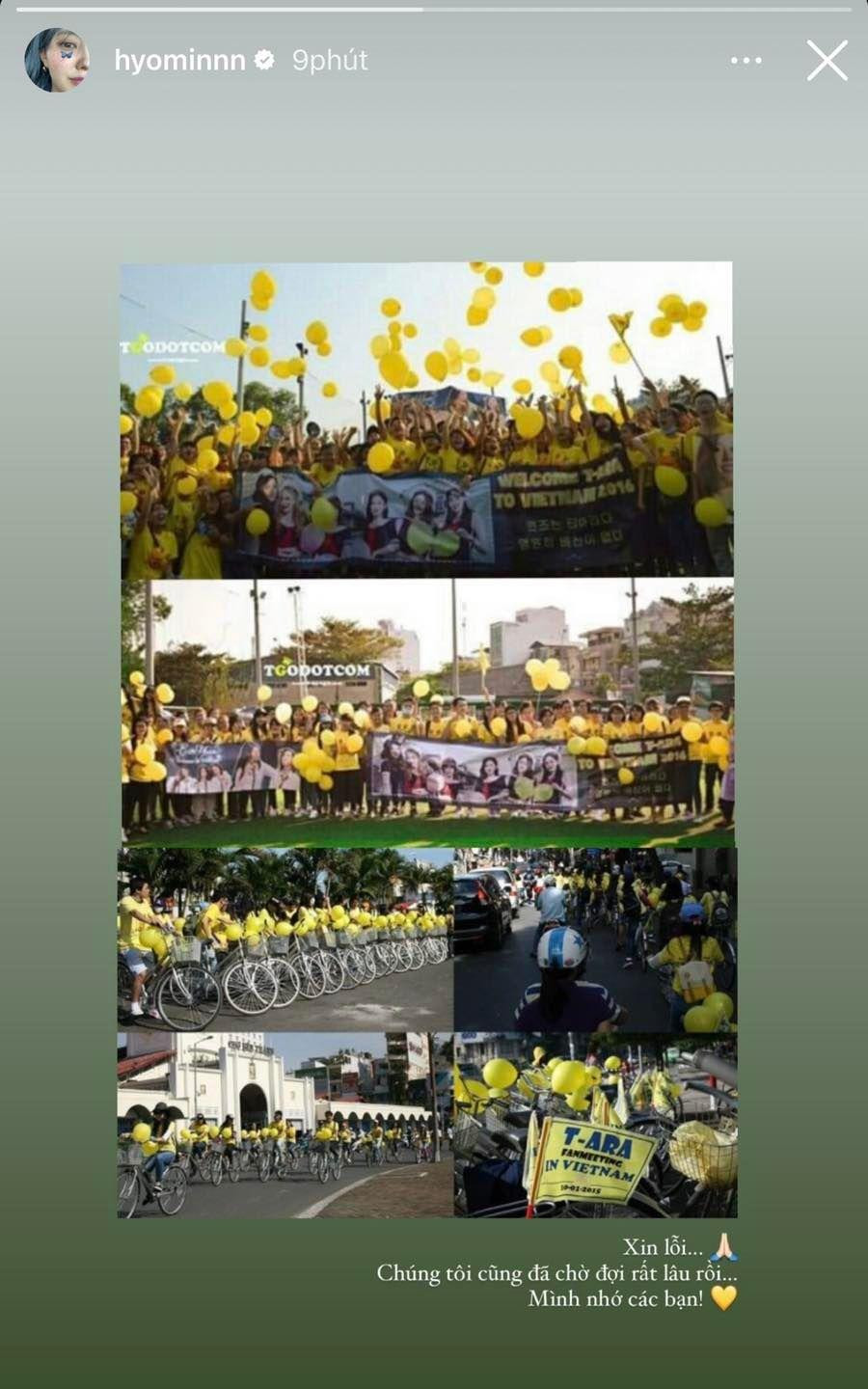 Hyomin cũng bày tỏ sự tiếc nuối khi không được sang Việt Nam như dự định. Hyomin cũng bày tỏ sự tiếc nuối khi không được sang Việt Nam như dự định.