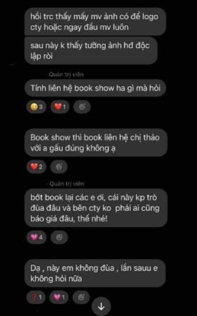 Nhóm "ban điều hành" nhiều lần bị tố lộng quyền, tự ý quyết định quan điểm của Quân A.P và ê-kíp.