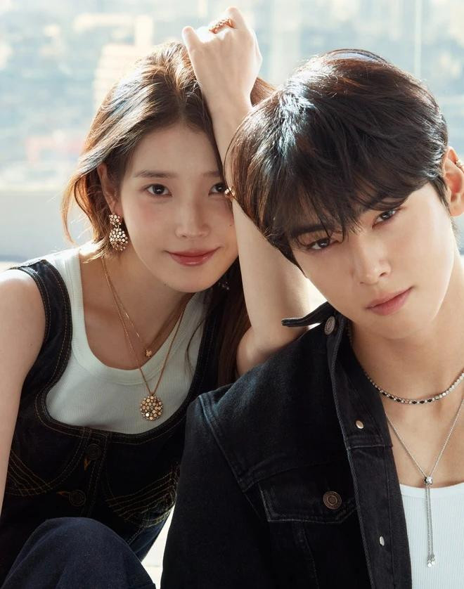 IU và Cha Eun Woo từng hợp tác trong dự án quảng cáo cho Chaumet.