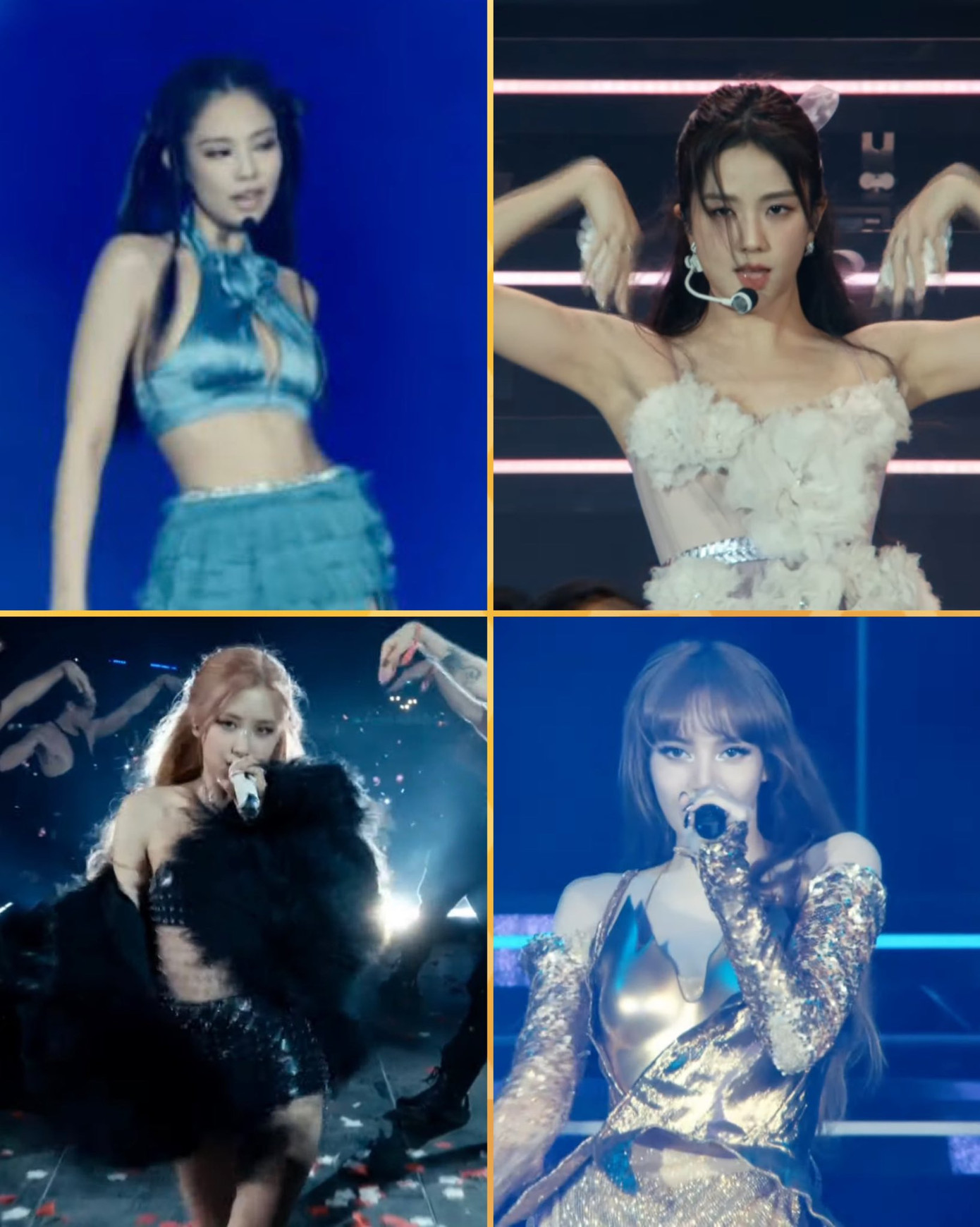 Diện mạo xinh đẹp của BLACKPINK trong 4 sân khấu solo cũng đang gây sốt trên toàn cầu. Diện mạo xinh đẹp của BLACKPINK trong 4 sân khấu solo cũng đang gây sốt trên toàn cầu.