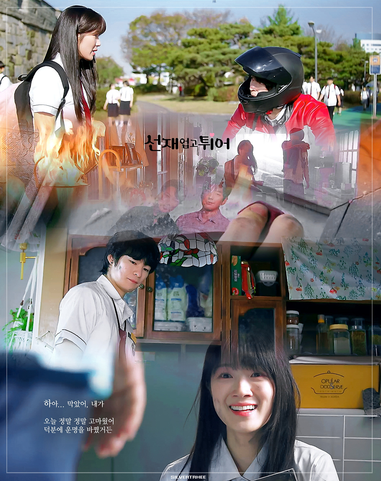 Cũng trong tập 3, Sol đã ngăn chặn được vụ cháy khiến mẹ cô bị bỏng ở "quá khứ cũ", nhờ sự giúp đỡ của Tae Sung (Song Geon Hee), trước khi bất ngờ trở về hiện tại. Cũng trong tập 3, Sol đã ngăn chặn được vụ cháy khiến mẹ cô bị bỏng ở "quá khứ cũ", nhờ sự giúp đỡ của Tae Sung (Song Geon Hee), trước khi bất ngờ trở về hiện tại.