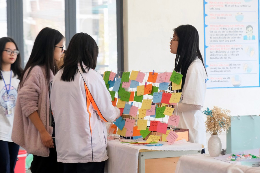 BTC dành riêng một khu vực để các thực khách có thể để lại những lời nhắn yêu thương.