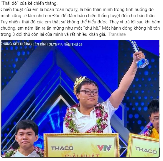 Những bình luận, bài đăng chê trách thái độ của Phú Đức tạo ra tranh cãi căng thẳng. Những bình luận, bài đăng chê trách thái độ của Phú Đức tạo ra tranh cãi căng thẳng.