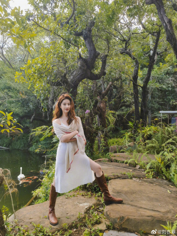 Bức ảnh Lưu Diệc Phi đăng tải